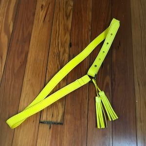 Thin Yellow Belt / Hollister thin belt / S/M